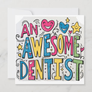 Invitación Regalo de agradecimiento a dentista