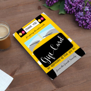 Invitación Regalo de agradecimiento para conductor voluntario