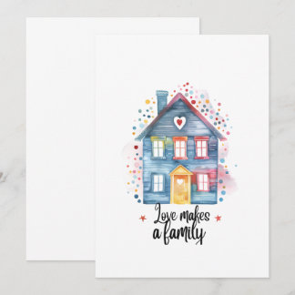 Invitación Regalo de amor que hace una familia, regalo de ina