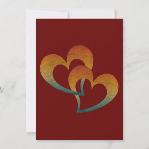 Invitación regalo de aniversario para pareja de matrimonio de