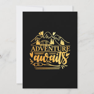 Invitación Regalo de Aventura para Campista Espera