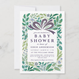 Invitación Regalo de Baby Shower, género neutral