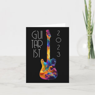 INVITACIÓN REGALO DE BANDA DE GUITARRA COLORIDO 2023
