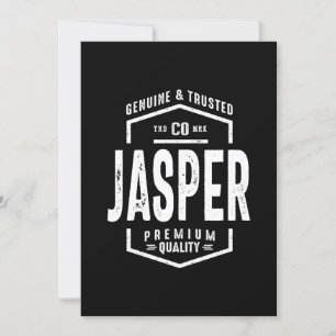 Invitación Regalo de cumpleaños con nombre personalizado Jasp