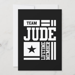 Invitación Regalo de Cumpleaños con Nombre Personalizado Jude