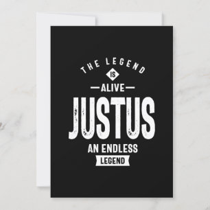 Invitación Regalo de cumpleaños con nombre personalizado Just