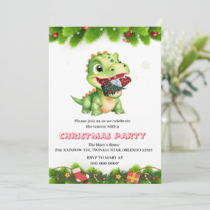 Invitación Regalo de fiesta de árbol de Navidad de Gnome que 