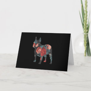 Invitación Regalo de Frenchie Regalo de flor de bulldog fra