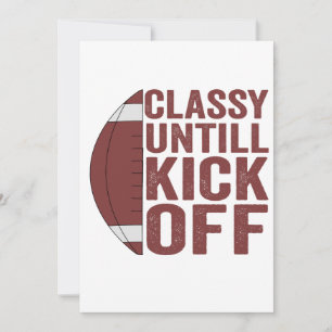 Invitación Regalo de fútbol de fantasía divertido hasta el in