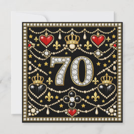 Invitación Regalo de historia de joyas inspiradas en Tudor pa