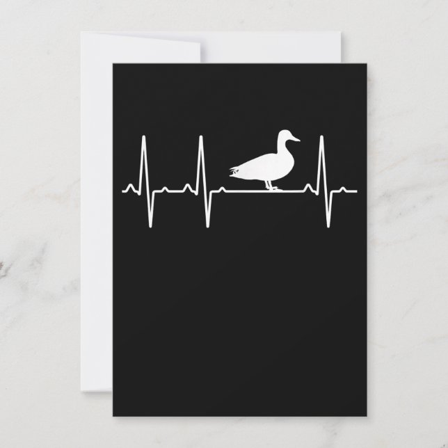 Invitación Regalo De Latido De Mallard Para Hombres Mujeres P (Anverso)
