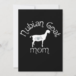 Invitación Regalo de mamá de cabra nubia