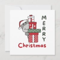 Regalo de Navidad de hipopótamo Animales de invier