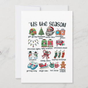 Invitación Regalo de Navidad Es La Temporada