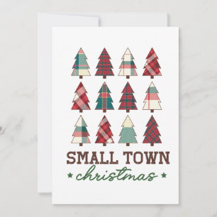 Invitación Regalo de Navidad Navidades de pueblo pequeño