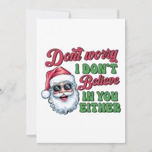 Invitación Regalo de Navidad No te Preocupes