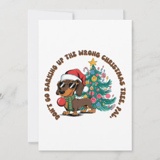 Invitación Regalo de Navidad No te vayas ladrando