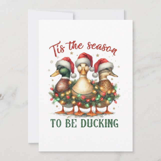 Invitación Regalo de Navidad para esquivar (Anverso)