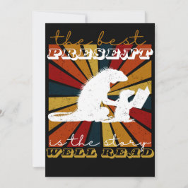 Invitación Regalo de Navidades gráficos de Iguana para amante