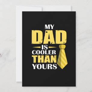 Invitación Regalo de padre   Mi papá es más frío