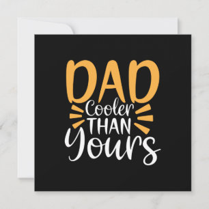 Invitación Regalo de papá Mi papá es más genial que el tuyo