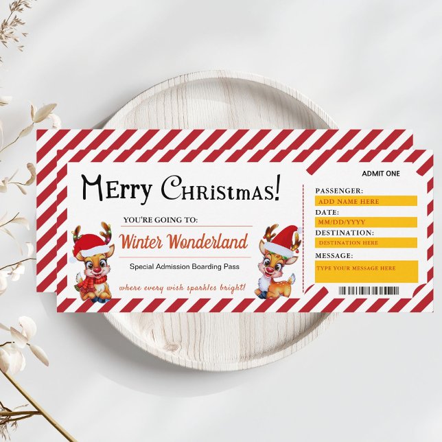Invitación Regalo de pases para navidades (Subido por el creador)