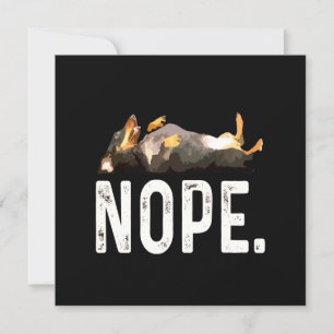 Invitación Regalo de Perro Señorita Dachshund. No.