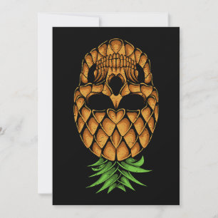 Invitación Regalo de piña al revés para hombres cisneros muje