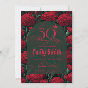 Invitación Regalo de primer cumpleaños Fantasía de Clavel Boh