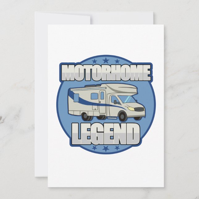 Invitación Regalo de retiro RV de la leyenda de la automotriz (Anverso)