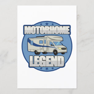 Invitación Regalo de retiro RV de la leyenda de la automotriz