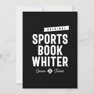 Invitación Regalo de títulos de trabajo en blanco del libro d