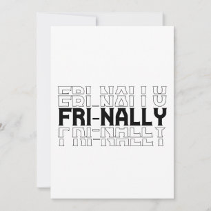 Invitación Regalo de viernes divertido para fiesta de fin de