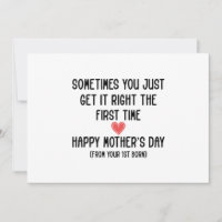 Regalo del Día de la Madre del Primogénito Regalo 