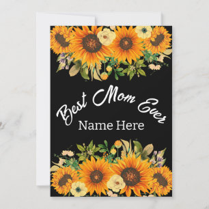 INVITACIÓN REGALO DEL DÍA DE LA MADRE MEJOR MADRE DEL MUNDO