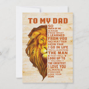 Invitación Regalo Del Padre A Mi Papá Te Quiero