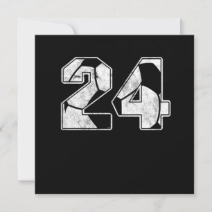 Invitación Regalo deportivo de celebración de cumpleaños 24 d
