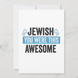 Invitación Regalo divertido de Hanukkah para judíos 
