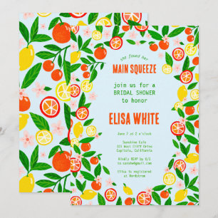 Invitación REGALO ESPECIAL Citrus Verano Brillante BAÑO DE NO
