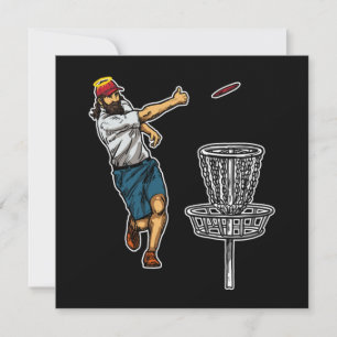 Invitación Regalo genial de Disc Golf de Jesús