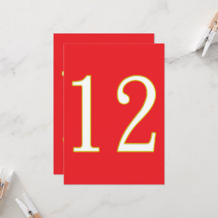 Invitación regalo gracioso para todos los fans jugador número