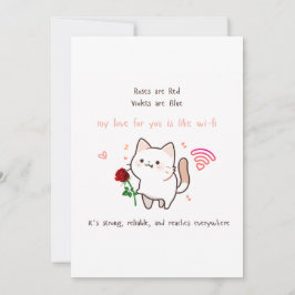 Invitación Regalo para él regalo para sus Rosas graciosos es 