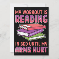 Regalo para lector Mi ejercicio es leer en la cama