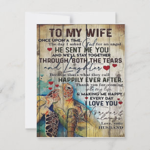Invitación Regalo para mi esposa   Regalo divertido para las 