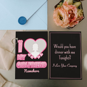 Invitación Regalo Personalizado Te Amo Novia – Agrega Foto y