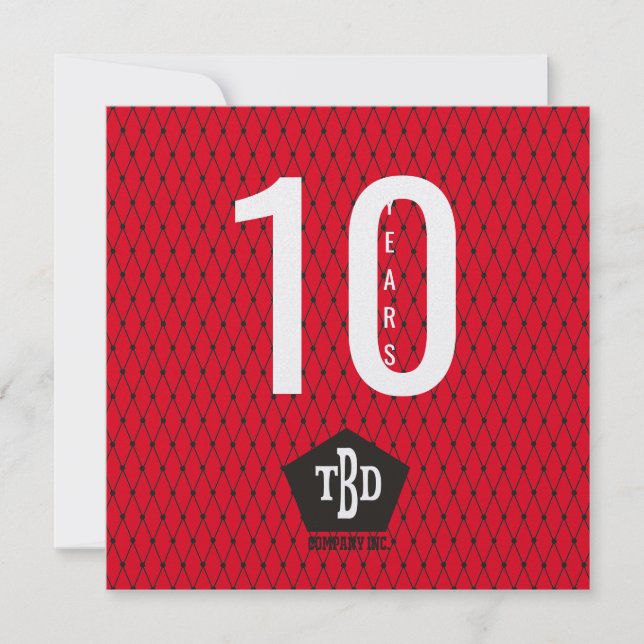 Invitación Regalo por el aniversario del aniversario de los e (Anverso)