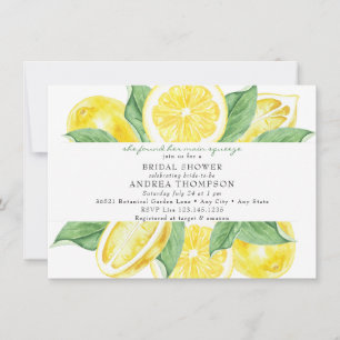 Invitación Regalo Principal Cítrico Duchas Nupciales Amar