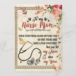 Invitación Regalos a Mamá Enfermera   Carta a Mi Mamá Enferme