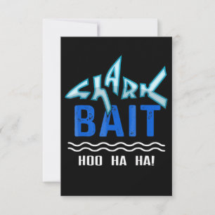 Invitación Regalos de amantes del tiburón bait hoo ha Ha Ha F