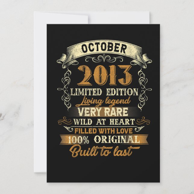 Invitación Regalos de cumpleaños Vieja Octubre 2013 (Anverso)